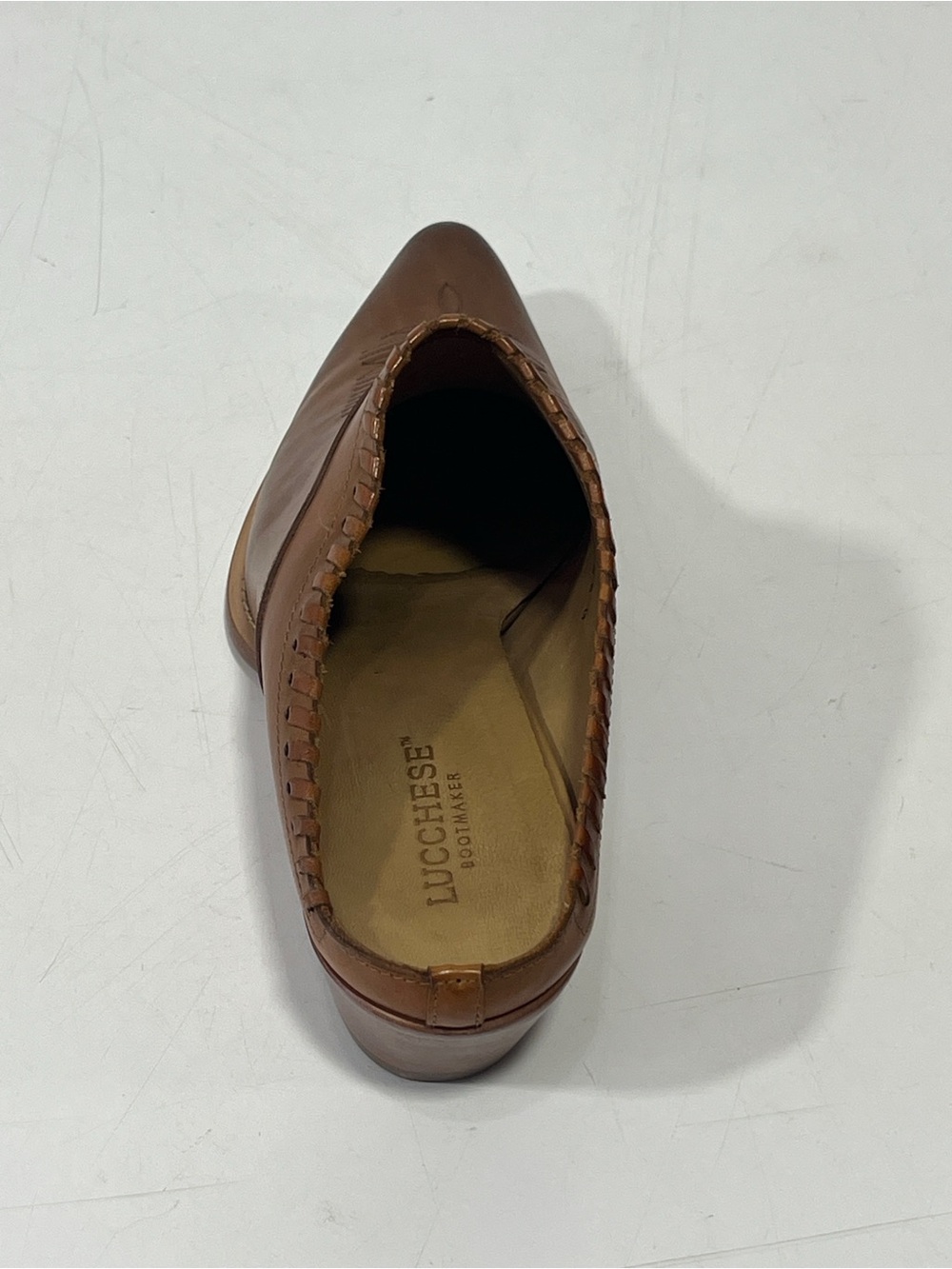 Brown Leather Slip-On Mules - Picture 9 of 15
